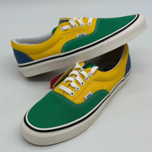 Vans Green and Yellow Sneakers - Picture 8 of 9